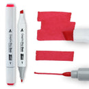 Maroon The Art Studio GraphicPro Duo Marker Geranium Pens and Markers