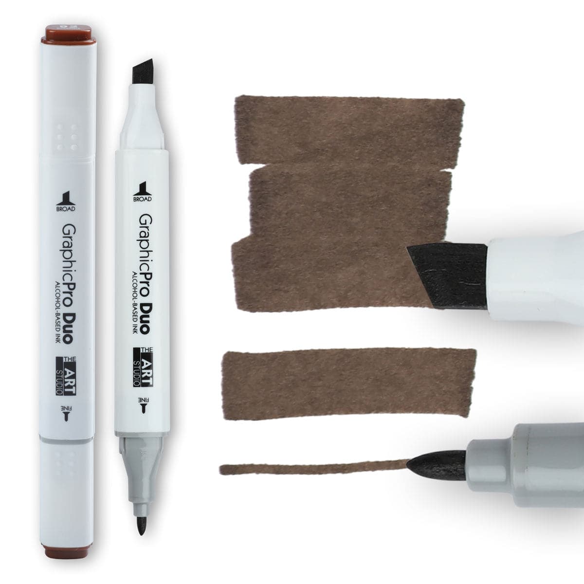 Dark Olive Green The Art Studio GraphicPro Duo Marker Chocolate Pens and Markers