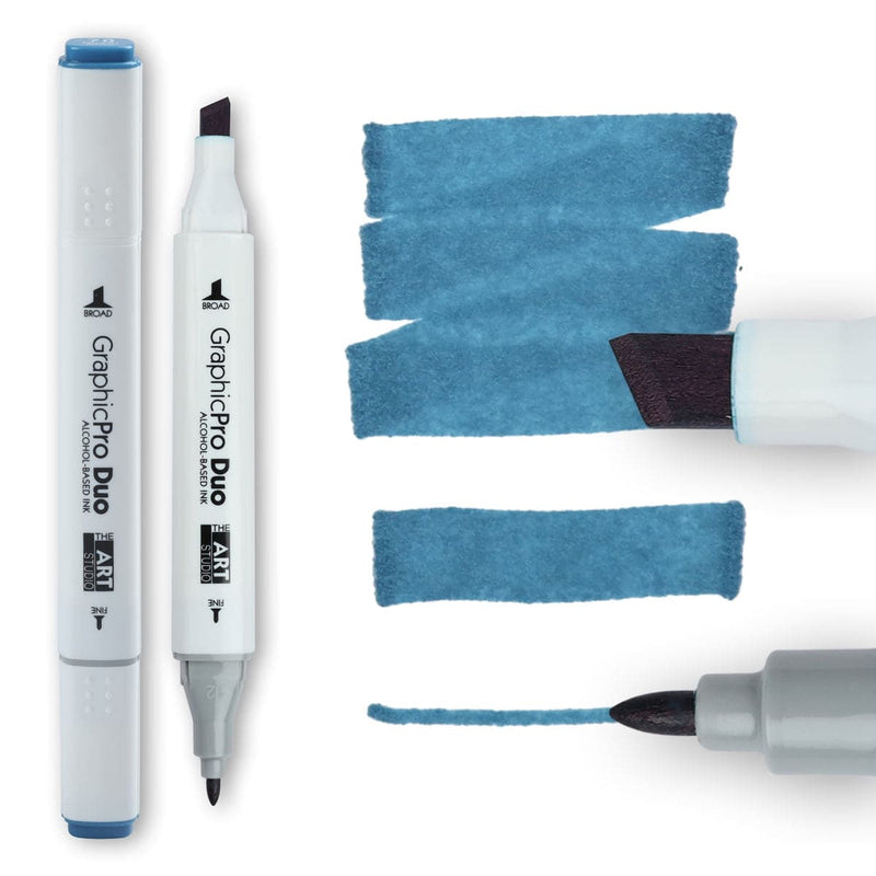 Steel Blue The Art Studio GraphicPro Duo Marker Royal Blue Pens and Markers
