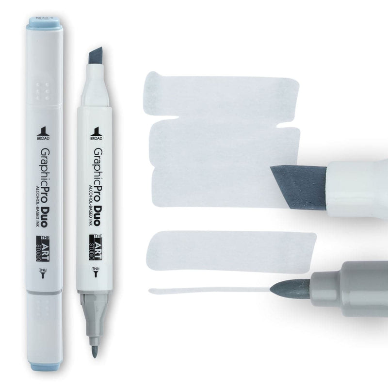 Light Gray The Art Studio GraphicPro Duo Marker Blue Grey 1 Pens and Markers