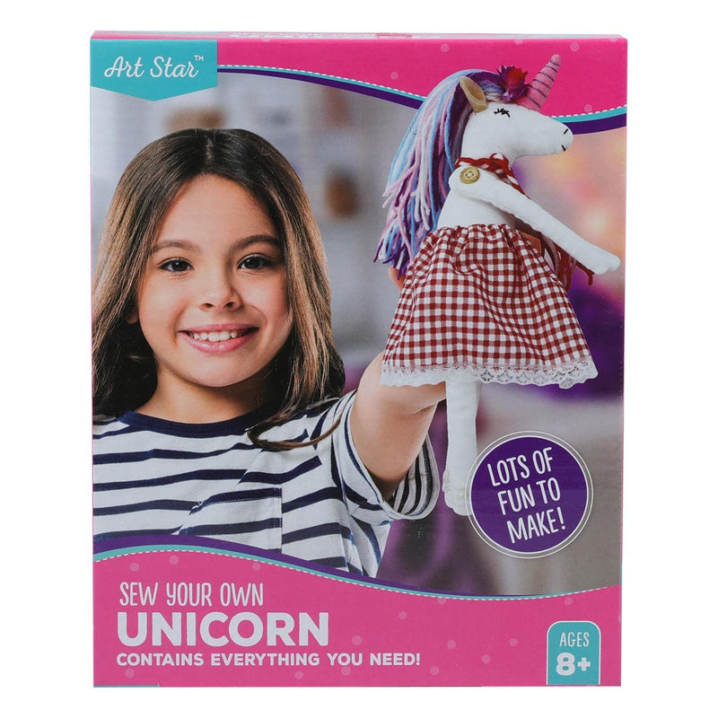 White Art Star Sew Your Own Unicorn Kit Kids Craft Kits