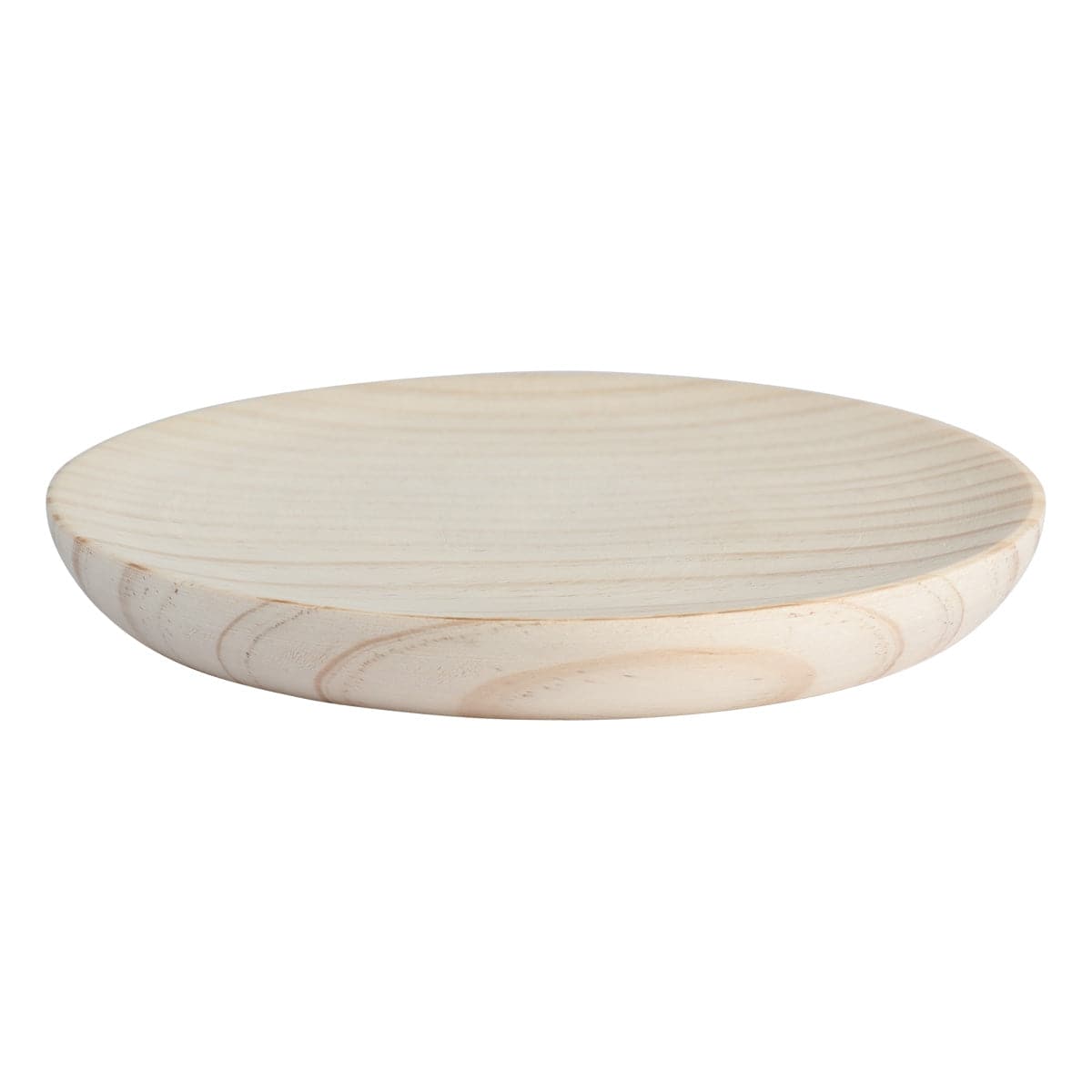 Light Gray Urban Crafter Round Pine Panel 16x1.5cm Wood Crafts