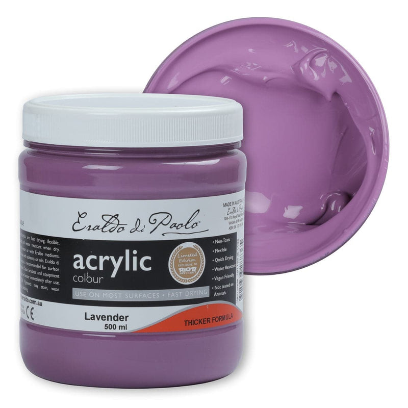 Light Slate Gray Eraldo Di Paolo Acrylic Paint 500ml Lavender Acrylic Paints