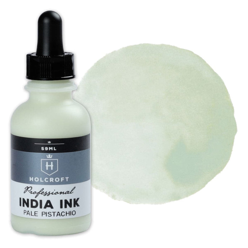 Light Gray Holcroft India Ink Pale Pistachio 59ml Ink