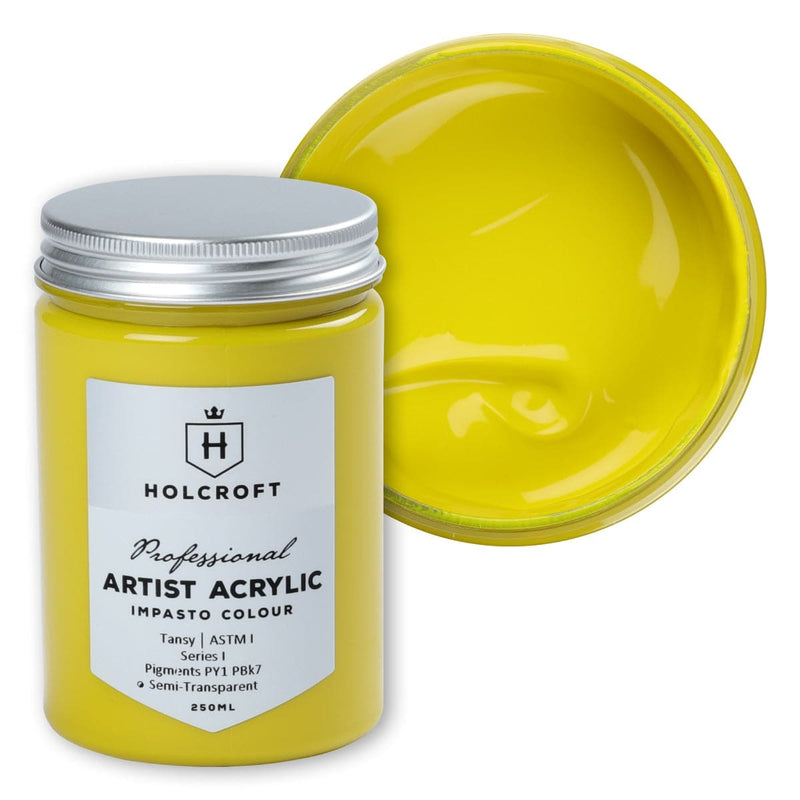 Gold Holcroft Professional Acrylic 250ml Paint Tansy S1 - Limit 1 Per Customer Acrylic Paints