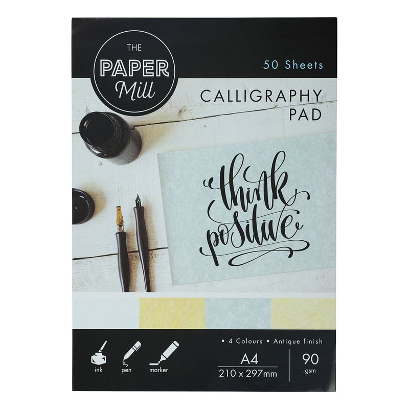 Gray The Paper Mill A4 Calligraphy Pad 50 Sheets Pads