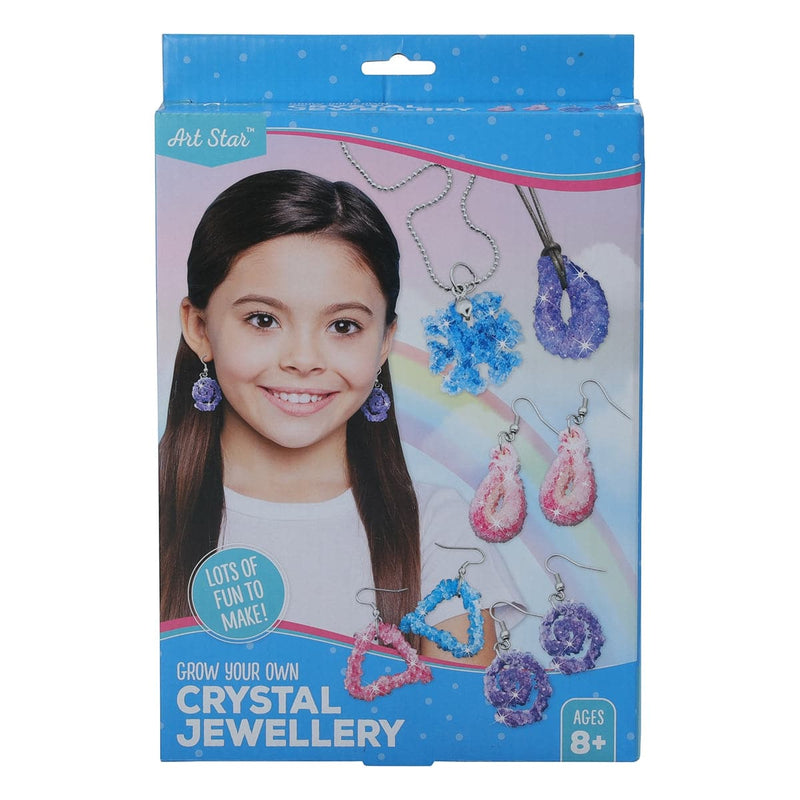 White Art Star Grow Your Own Crystal Jewellery Kit Kids Craft Kits