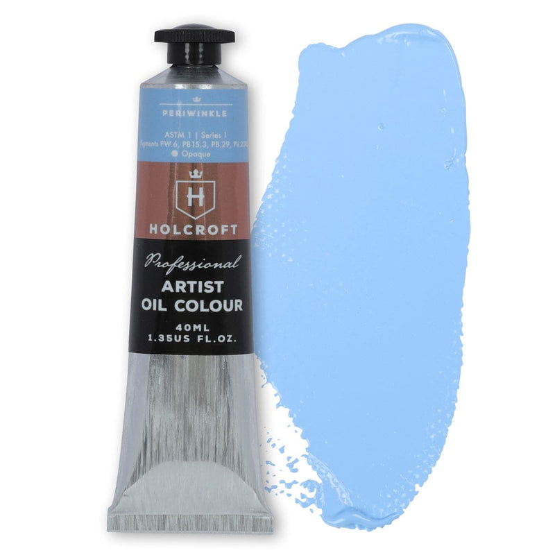 Light Sky Blue Holcroft Artist Oil Paint 40ml Periwinkle Blue S1 Oil