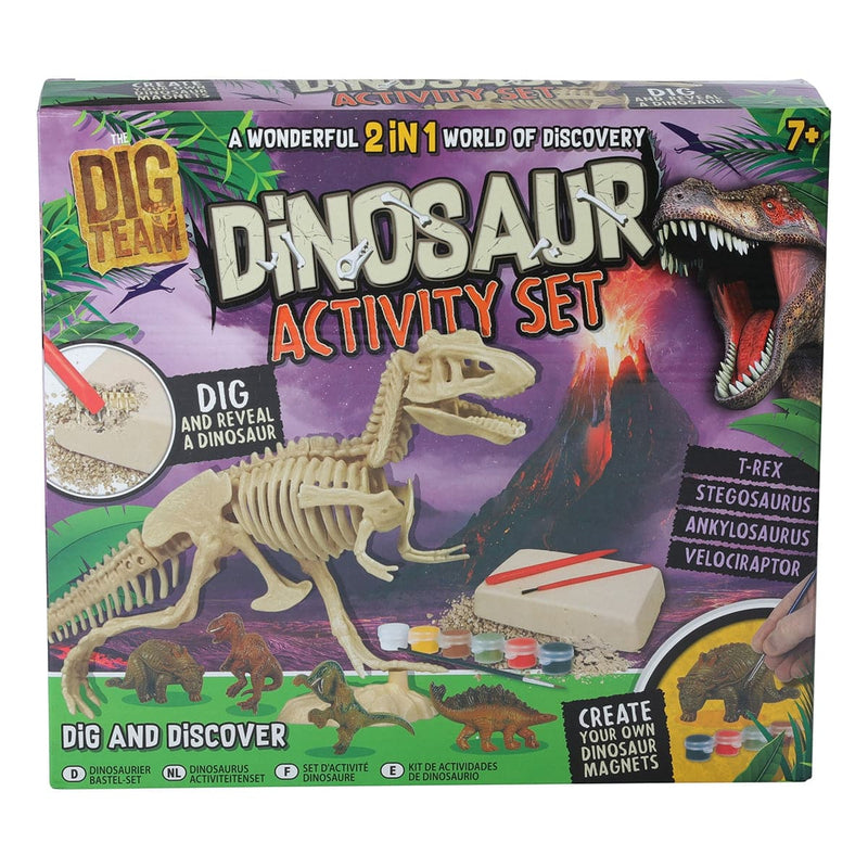 Rosy Brown Dinosaur Activity Set Kids Craft Kits