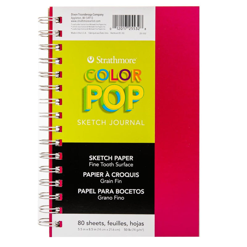 Firebrick Strathmore Color Pop Journal  - Pink Pads