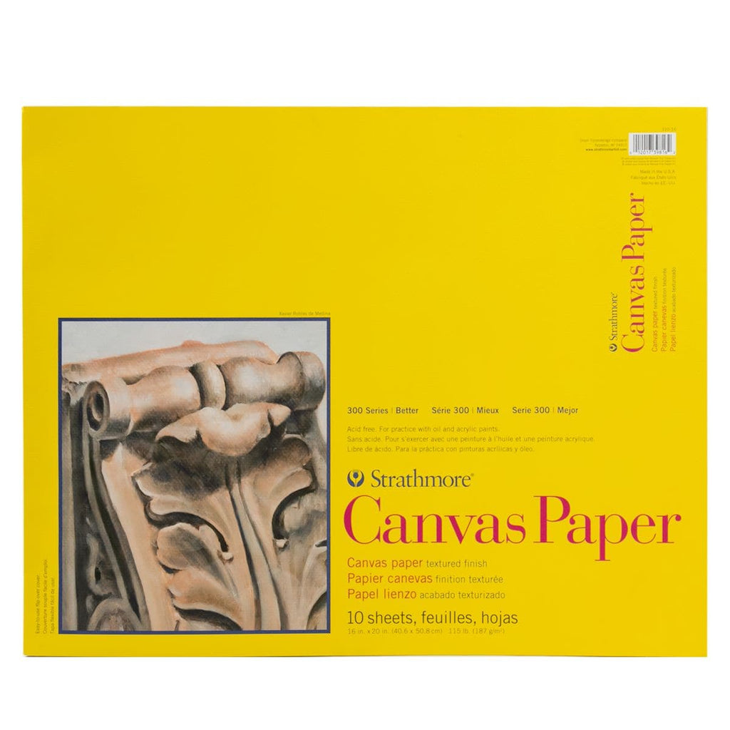 Strathmore Canvas Paper Pad 16x20 10 Sheets