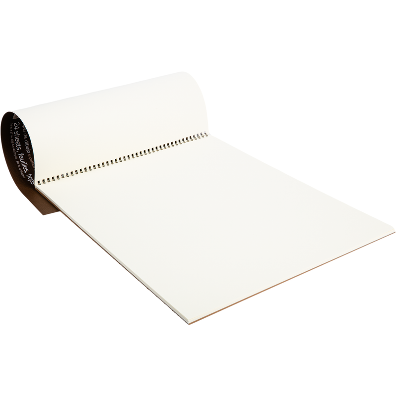 White Smoke Strathmore Medium Drawing Spiral Paper Pad 14"X17" - 24 Sheets Pads