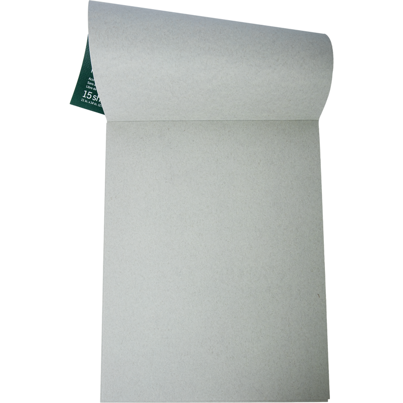 Gray Strathmore Toned Mixed Media Paper  -  Toned Grey 11"X14" - 15 Sheets Pads