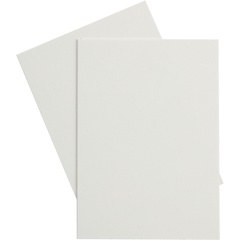 Light Gray Strathmore Artist Trading Cards 2.5"X3.5" 5/Pkg - Illustration Board Vellum Pads