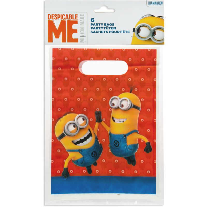 Dark Slate Gray Minions Loot Bags Party Supplies