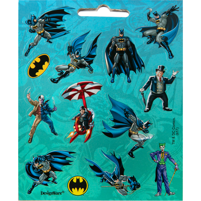 Light Sea Green Sticker Booklet Batman Party Supplies