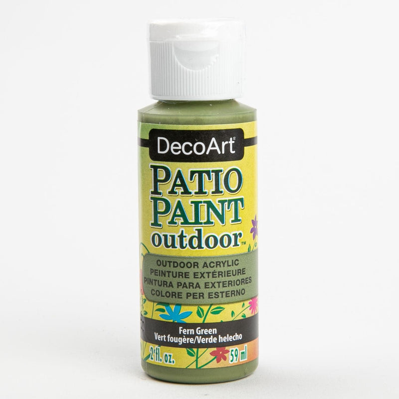Dark Khaki DecoArt Patio Paint 59ml Fern Green Outdoor Paint