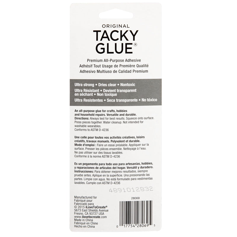 White Smoke Aleene's Fast Drying Tacky Glue Pens 2/Pkg Glues