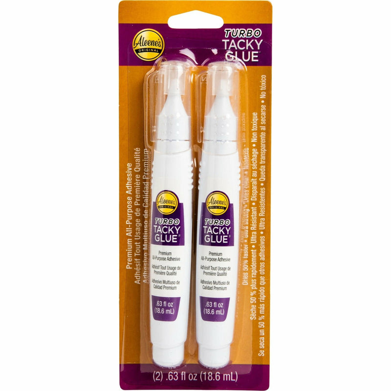 Lavender Aleene's Turbo Tacky Glue Pens 2/ Pkg Glues