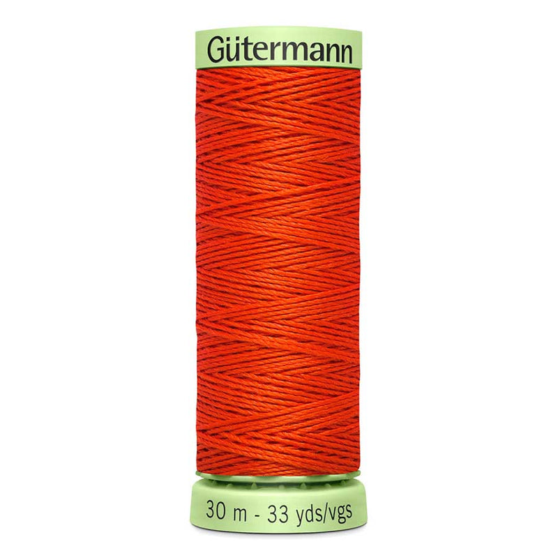 Orange Red Gutermann Polyester Twist Sewing Thread 30mt - 155 - Vivid Orange Sewing Threads
