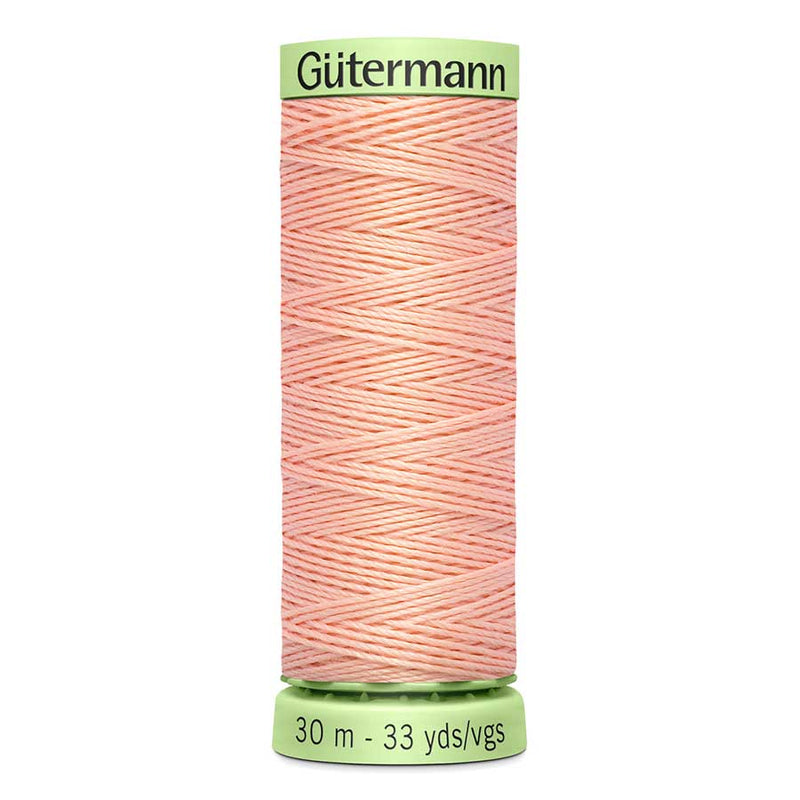 Wheat Gutermann Polyester Twist Sewing Thread 30mt - 165 - Peach Sewing Threads
