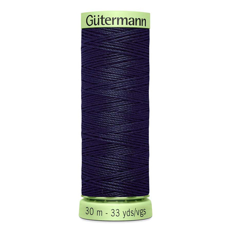 Midnight Blue Gutermann Polyester Twist Sewing Thread 30mt - 339 - Very Dark Navy Blue Sewing Threads