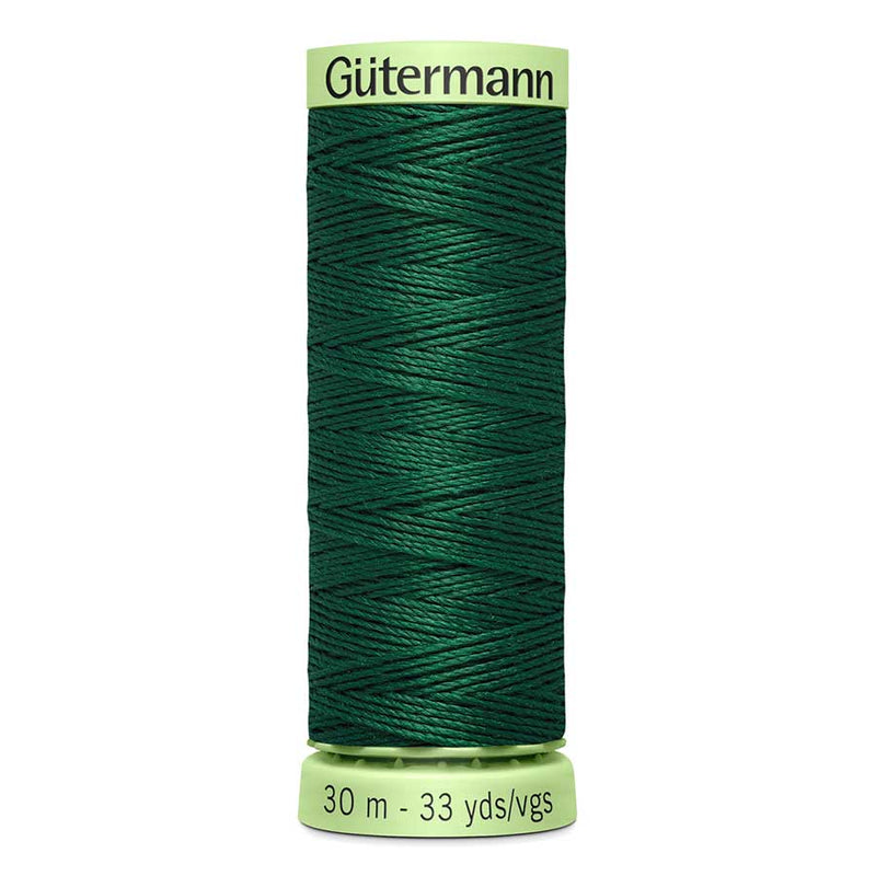 Dark Slate Gray Gutermann Polyester Twist Sewing Thread 30mt - 340 - Dark Green Sewing Threads