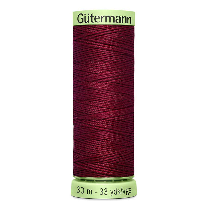 Dark Red Gutermann Polyester Twist Sewing Thread 30mt - 368 - Burgandy Sewing Threads