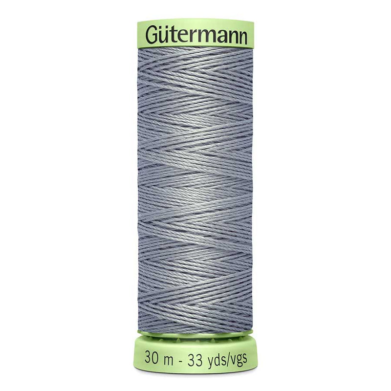 Light Slate Gray Gutermann Polyester Twist Sewing Thread 30mt - 040 - Silver Grey Sewing Threads