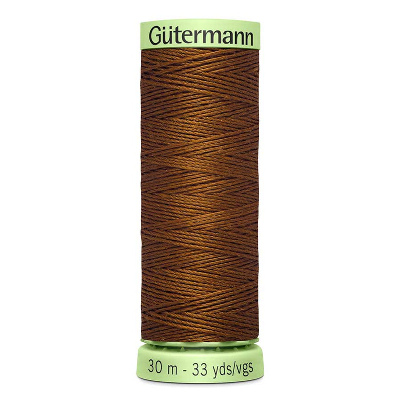 Saddle Brown Gutermann Polyester Twist Sewing Thread 30mt - 650 - Dark Mahogany Sewing Threads