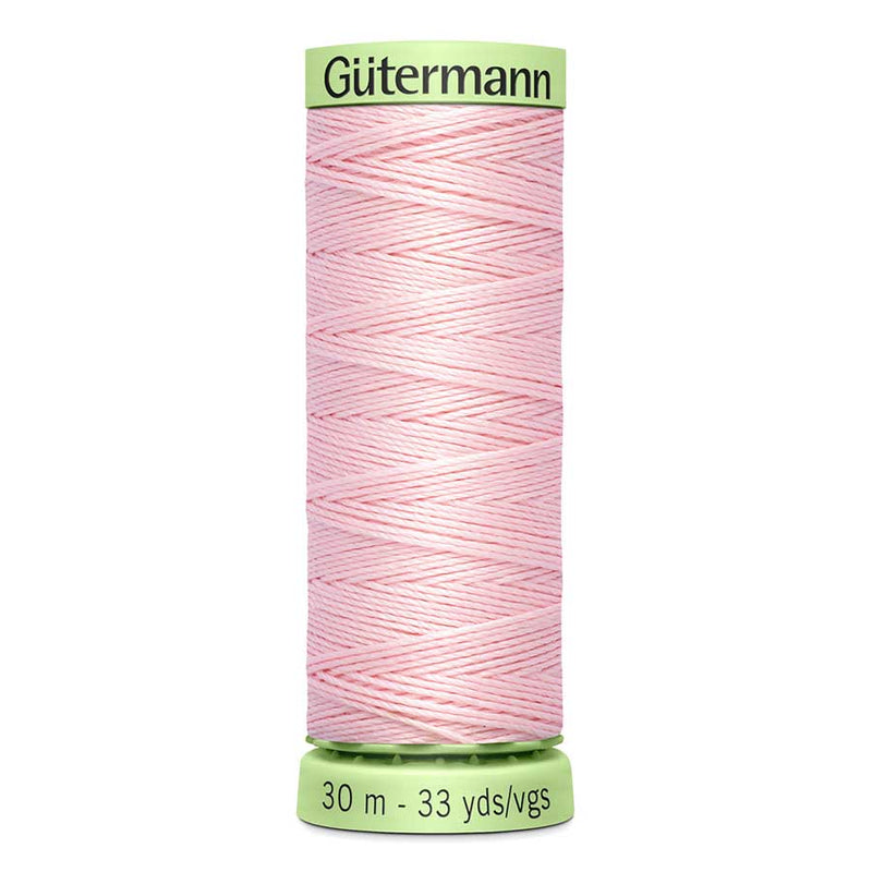 Light Gray Gutermann Polyester Twist Sewing Thread 30mt - 659 - Peach Pink Sewing Threads