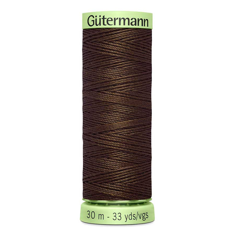 Dark Slate Gray Gutermann Polyester Twist Sewing Thread 30mt - 694 - Dark Coffee Sewing Threads