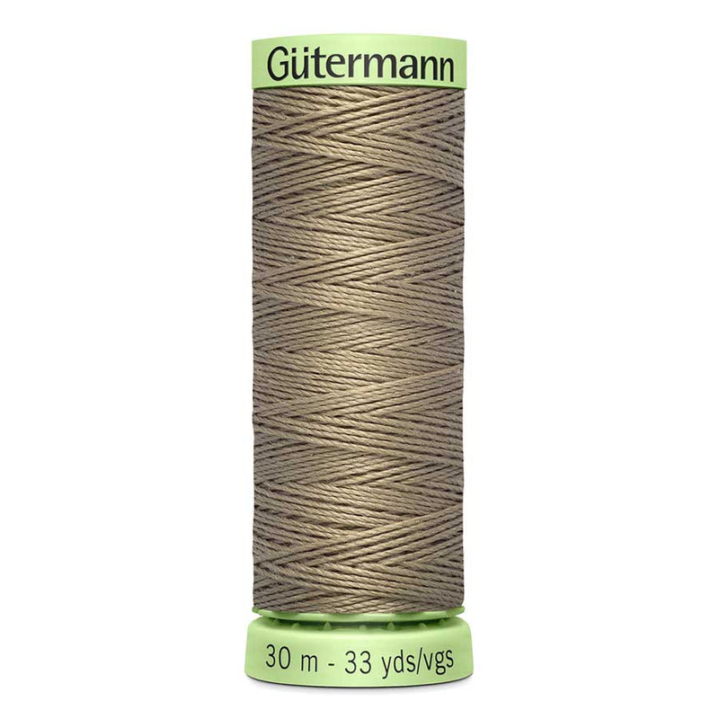 Dim Gray Gutermann Polyester Twist Sewing Thread 30mt - 724 - Mocha Brown Sewing Threads