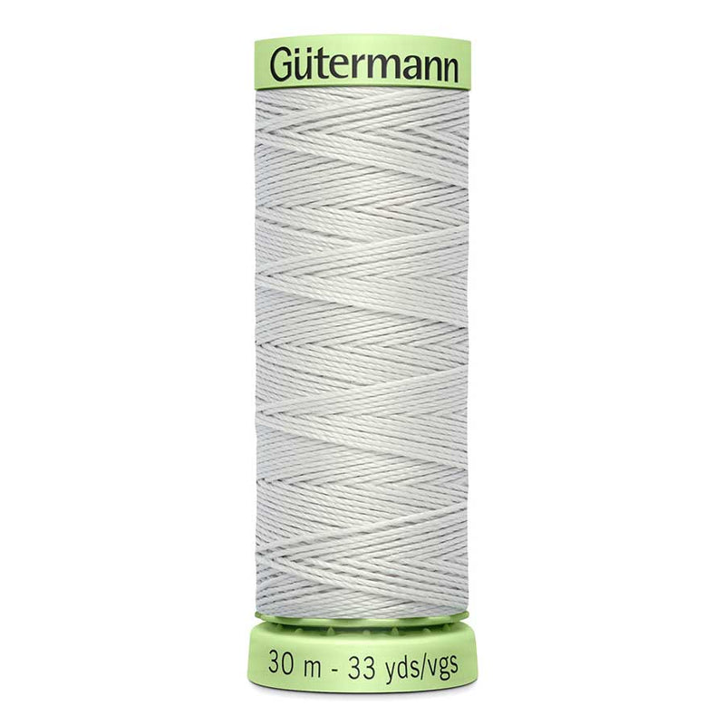 Light Gray Gutermann Polyester Twist Sewing Thread 30mt - 008 - Silver Grey Sewing Threads