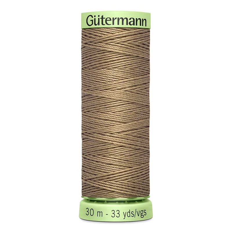 Dim Gray Gutermann Polyester Twist Sewing Thread 30mt - 868 - Biscuit Brown Sewing Threads