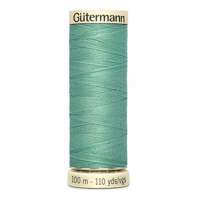 Cadet Blue Gutermann Sew-All Polyester Sewing Thread 100mt - 100 - Misty Green Sewing Threads