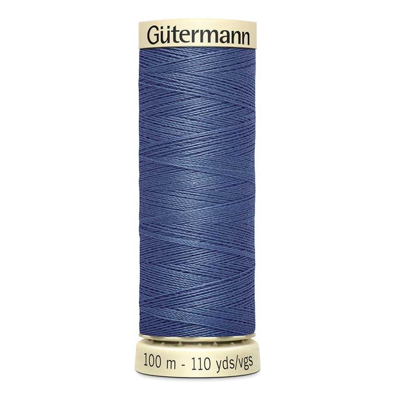 Dark Slate Blue Gutermann Sew-All Polyester Sewing Thread 100mt - 112 - Petrol Blue Sewing Threads