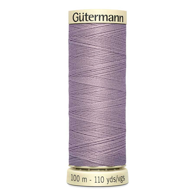 Rosy Brown Gutermann Sew-All Polyester Sewing Thread 100mt - 125 - Dusky Lavender Sewing Threads