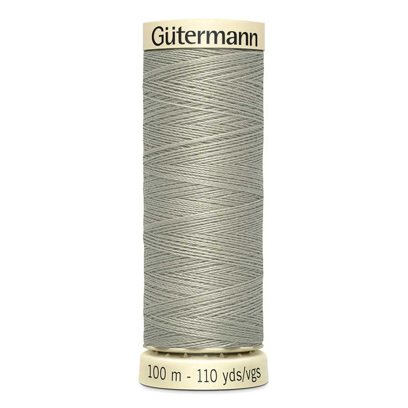 Dark Gray Gutermann Sew-All Polyester Sewing Thread 100mt - 132 - Taupe Sewing Threads