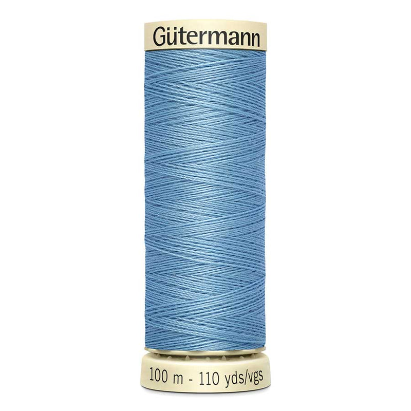 Cadet Blue Gutermann Sew-All Polyester Sewing Thread 100mt - 143 - Duck Egg Blue Sewing Threads