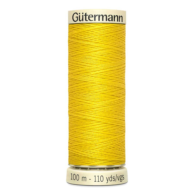 Goldenrod Gutermann Sew-All Polyester Sewing Thread 100mt - 177 - Yellow Sewing Threads