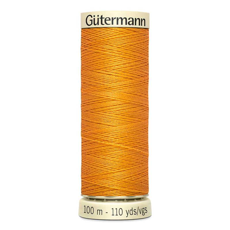 Chocolate Gutermann Sew-All Polyester Sewing Thread 100mt - 188 - Orange Sewing Threads