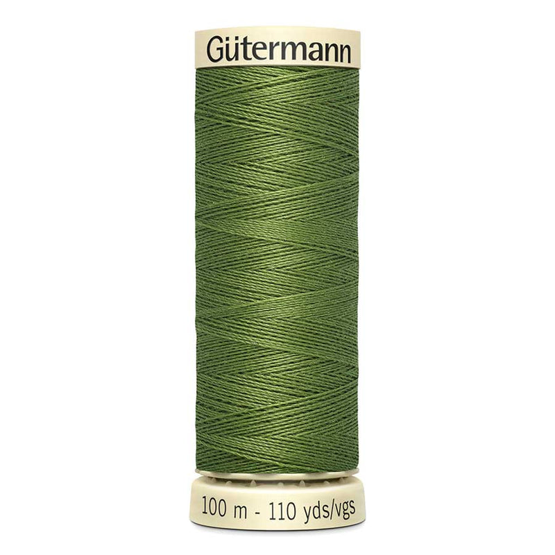 Dark Olive Green Gutermann Sew-All Polyester Sewing Thread 100mt - 283 - Pistachio Sewing Threads