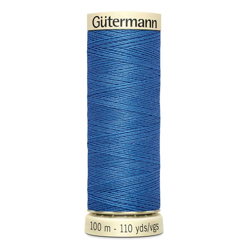Dark Slate Blue Gutermann Sew-All Polyester Sewing Thread 100mt - 311 - Dark Cornflower Blue Sewing Threads