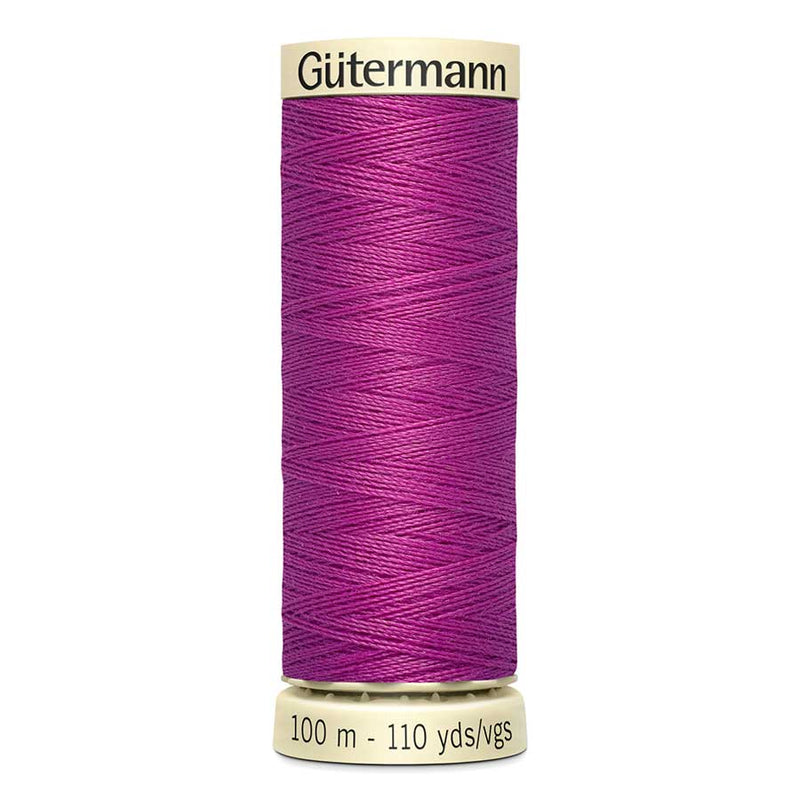 Maroon Gutermann Sew-All Polyester Sewing Thread 100mt - 321 - Fuschia Sewing Threads