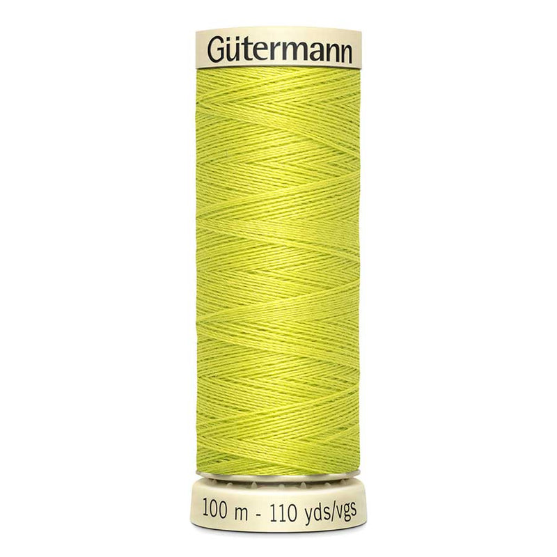 Dark Khaki Gutermann Sew-All Polyester Sewing Thread 100mt - 334 - Yellow Green Sewing Threads