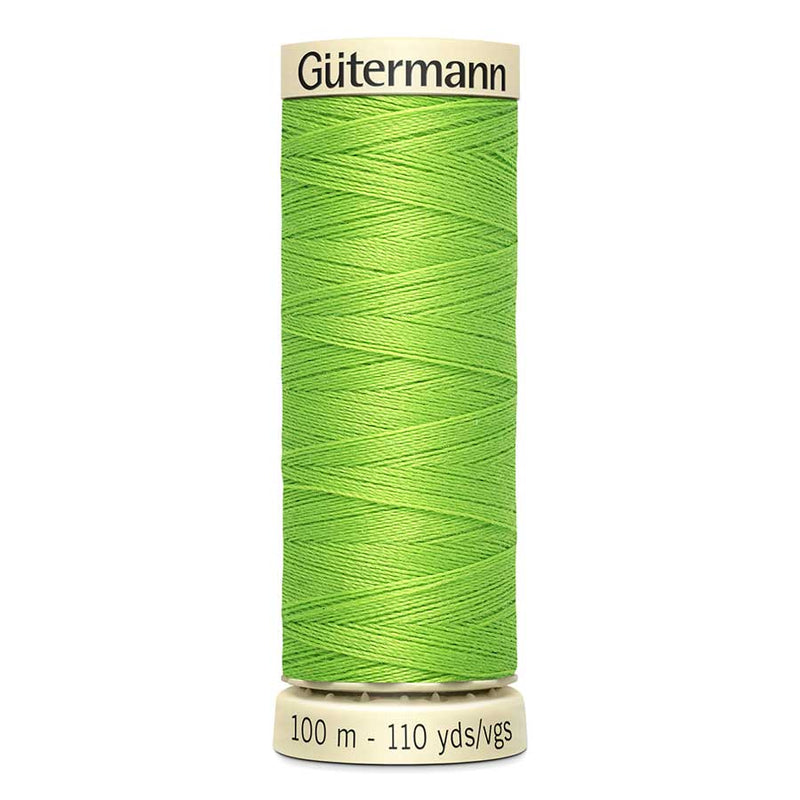 Yellow Green Gutermann Sew-All Polyester Sewing Thread 100mt - 336 - Lime Green Sewing Threads
