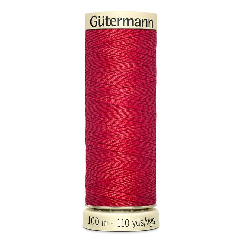 Brown Gutermann Sew-All Polyester Sewing Thread 100mt - 365 - Red Sewing Threads