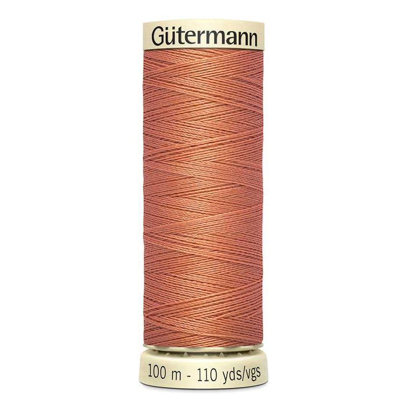 Rosy Brown Gutermann Sew-All Polyester Sewing Thread 100mt - 377 - Sandlewood Sewing Threads
