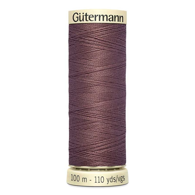 Dim Gray Gutermann Sew-All Polyester Sewing Thread 100mt - 428 - Cocoa Brown Sewing Threads